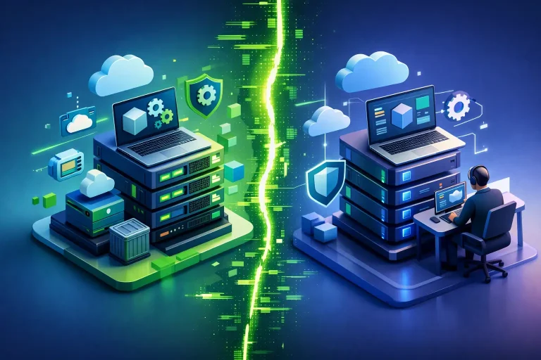 Open Source Hosting vs Managed Hosting Compared